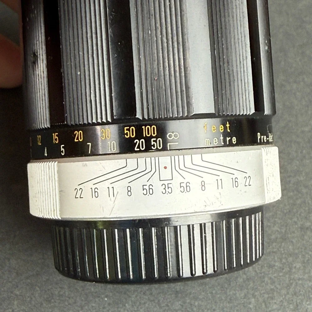 Konica Hexanon 135mm f3.5 Lens Manual Focus Prime Telephoto Japan